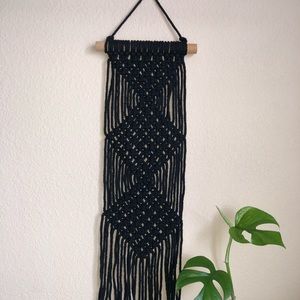 Small modern Macrame wall hanging handmade